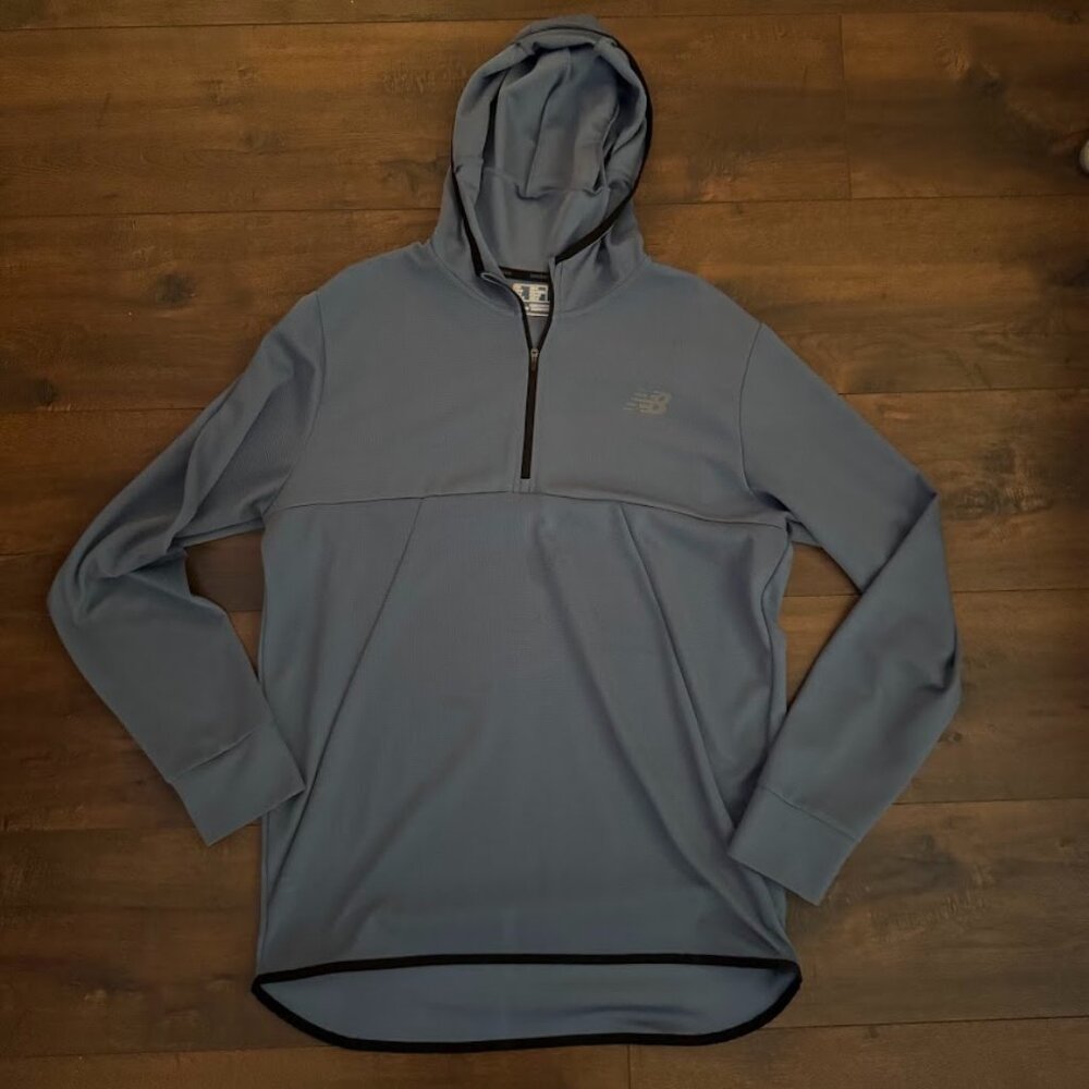 New Balance Men's Tenacity Hooded Quarter Zip